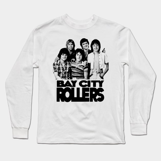 Bay City Rollers Long Sleeve T-Shirt by Affectcarol